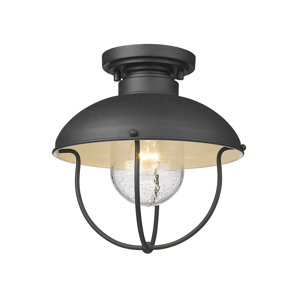 Z-Lite 1 Light Outdoor Flush Mount. Picture 1