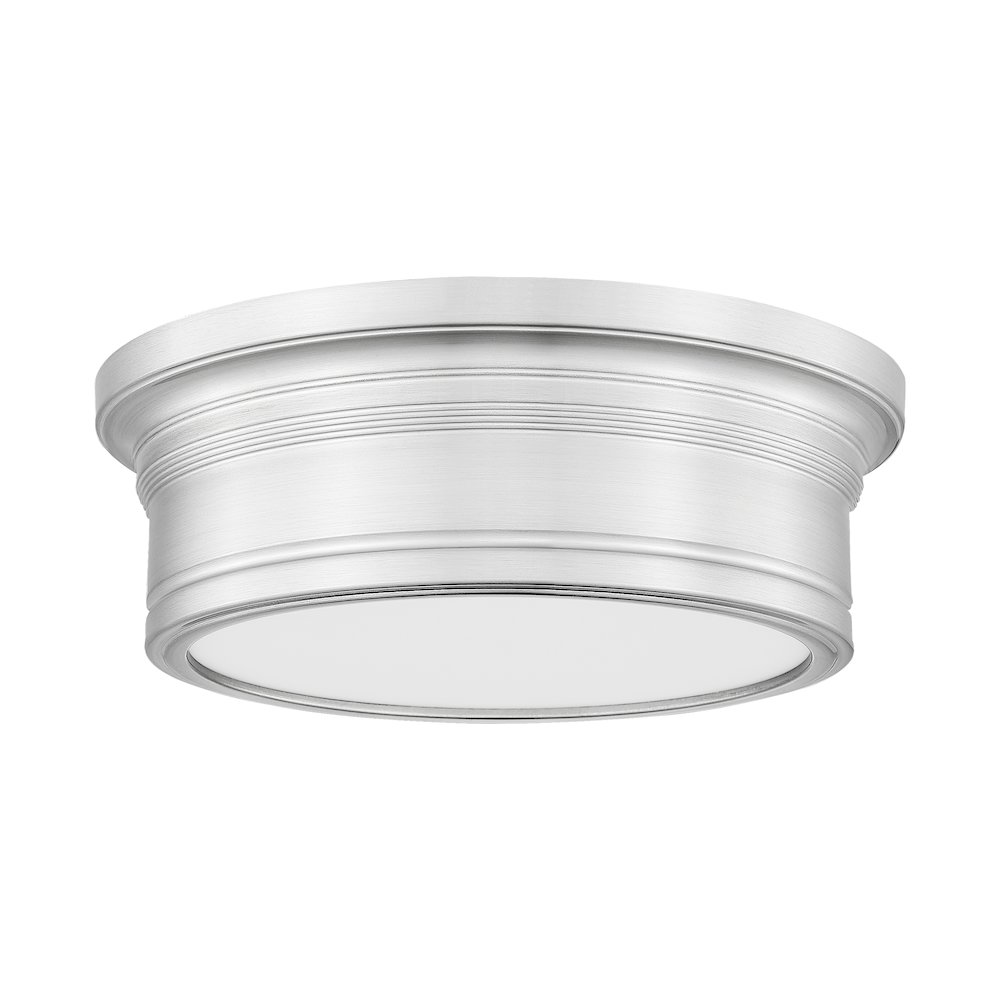Z-Lite 1 Light Flush Mount, Brushed Nickel. Picture 7