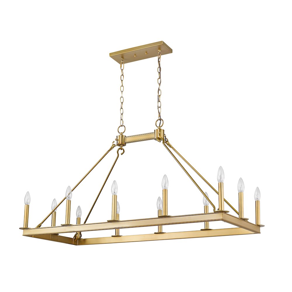 Z-Lite 12 Light Linear Chandelier. Picture 5