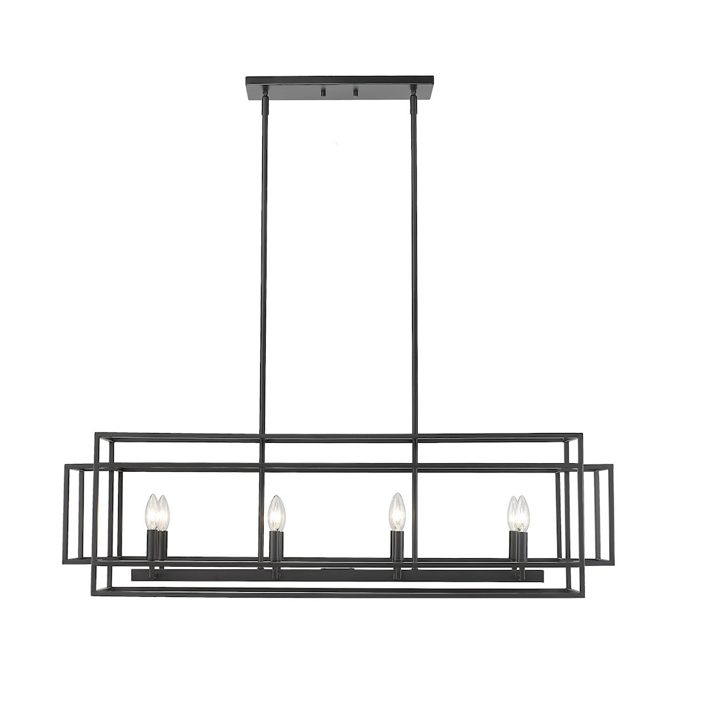 Z-Lite 8 Light Linear Chandelier. Picture 2