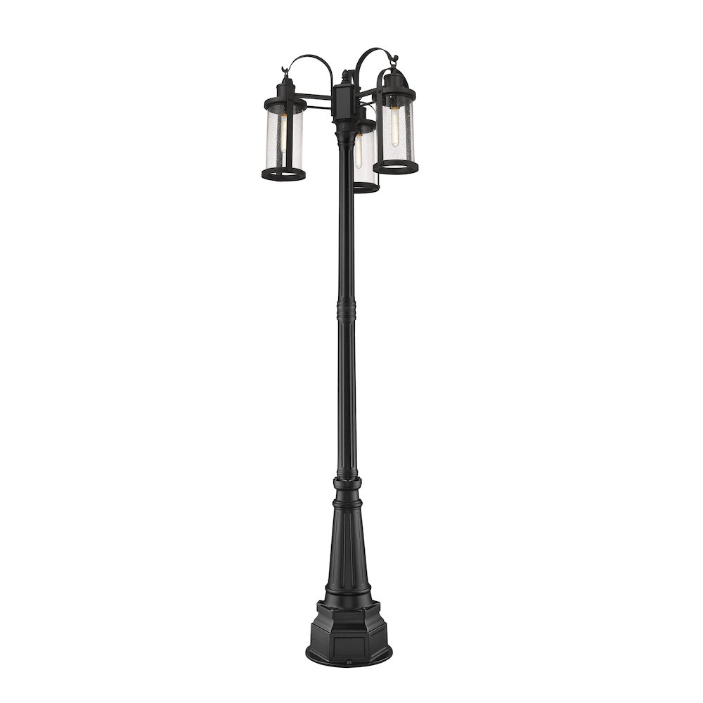 Z-Lite 3 Light Outdoor Post Mounted Fixture. Picture 2