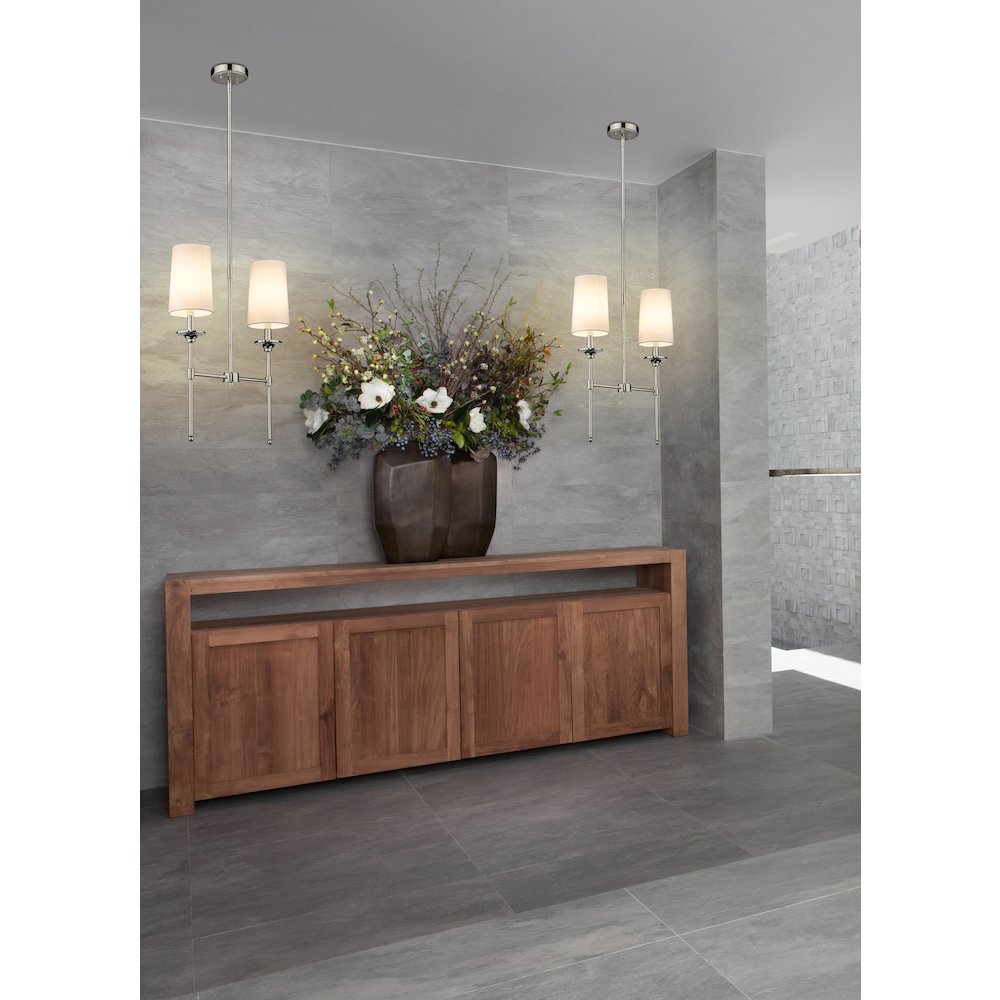 Z-Lite 2 Light Linear Chandelier. Picture 7