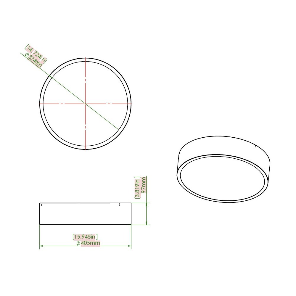 Z-Lite 1 Light Flush Mount. Picture 8