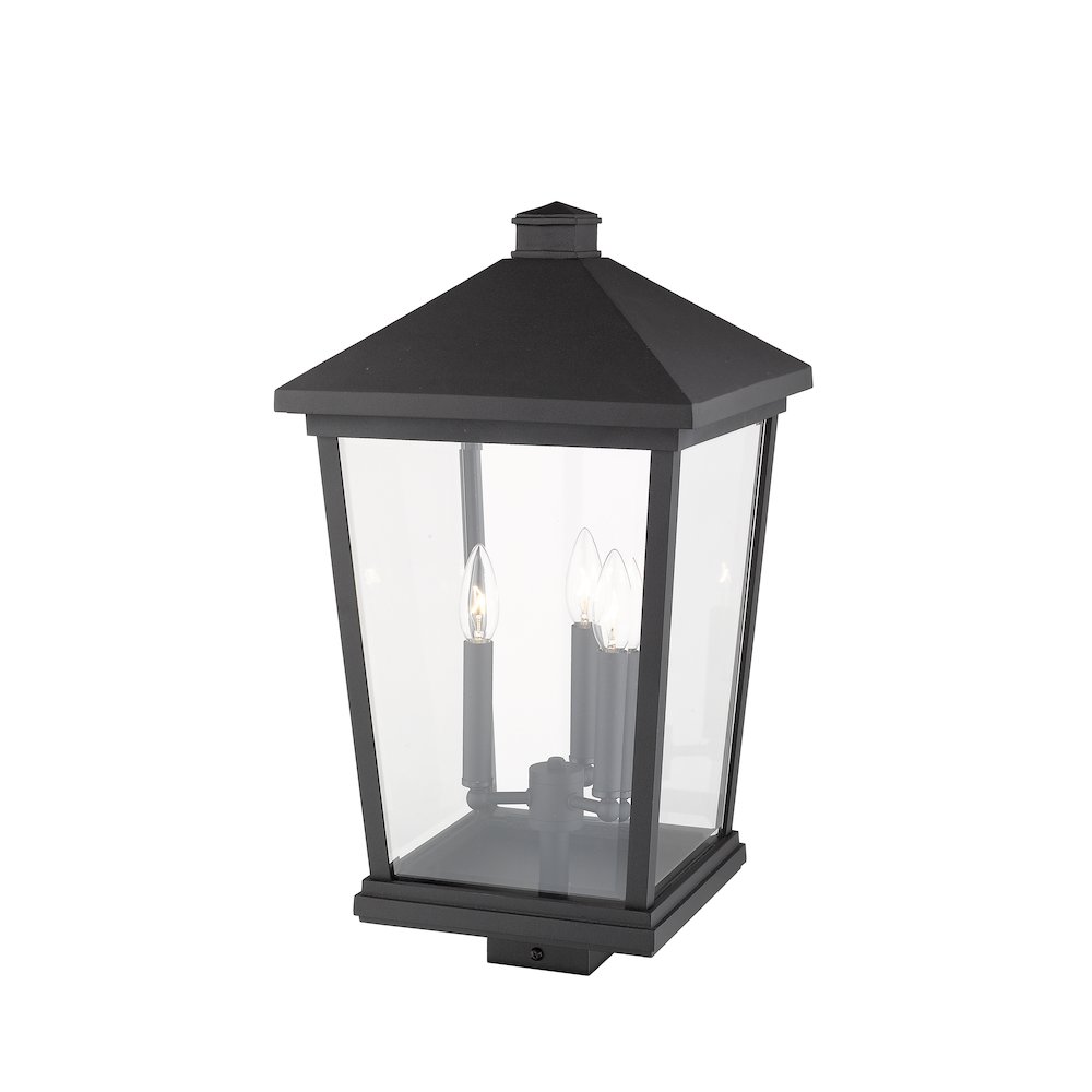 Z-Lite 3 Light Outdoor Post Mount Fixture. Picture 4