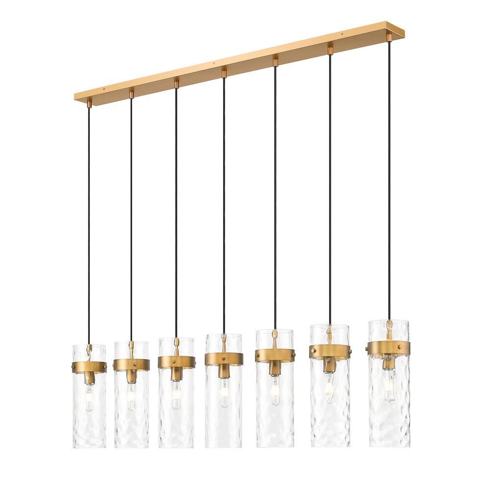 Z-Lite 7 Light Linear Chandelier. Picture 1