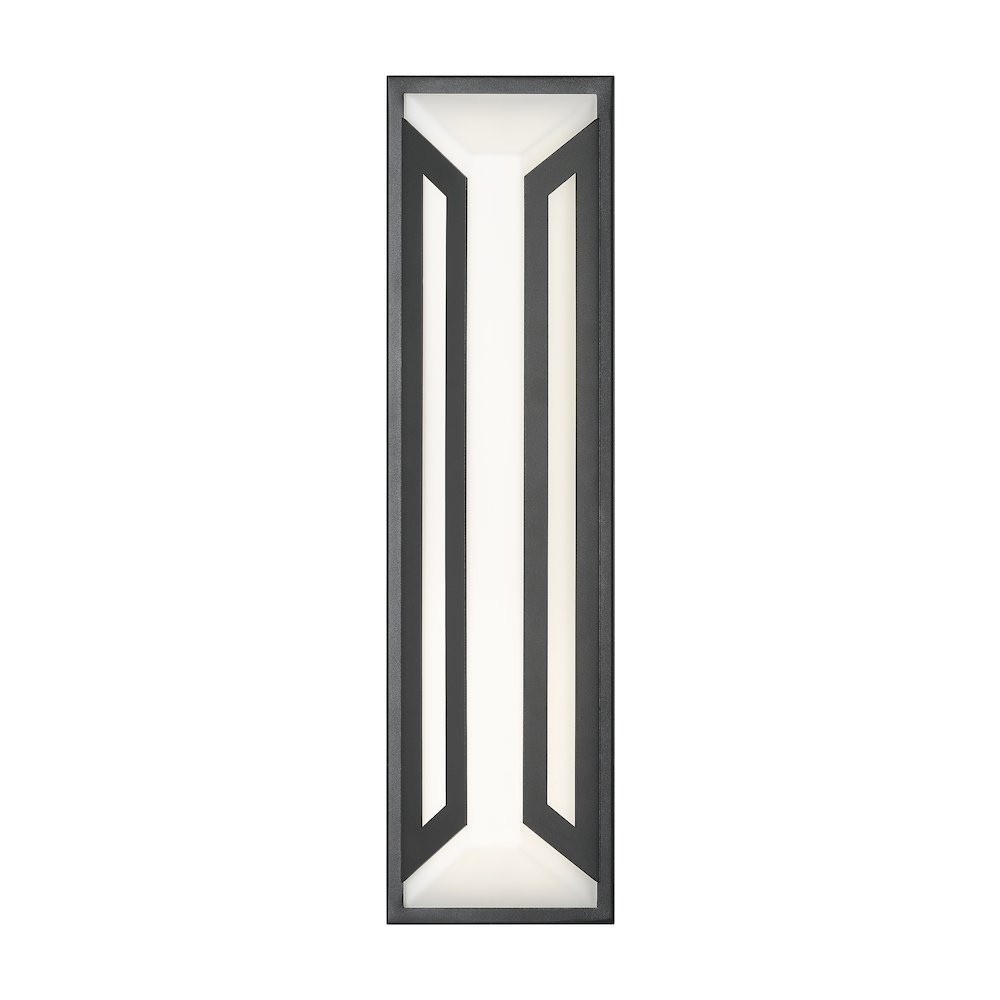 Z-Lite 2 Light Outdoor Wall Light, Sand Black. Picture 2