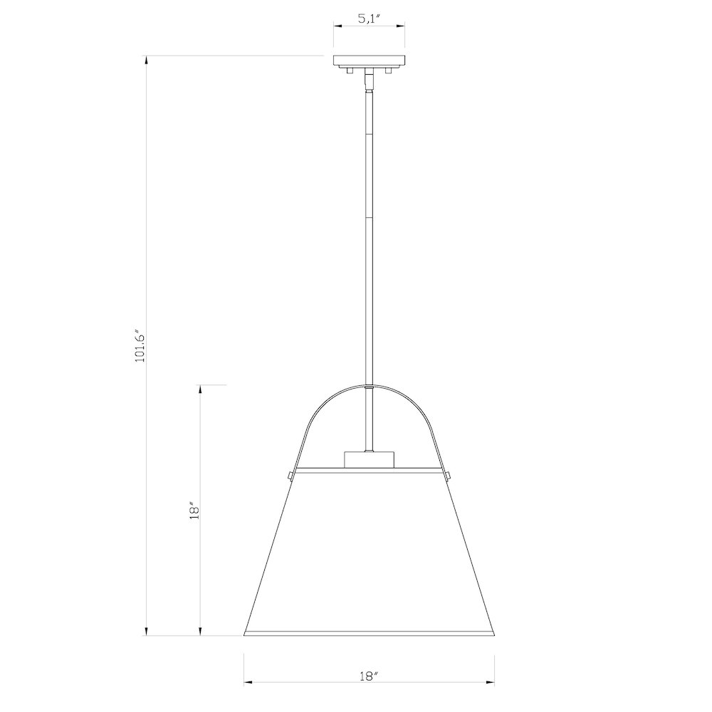 Z-Lite 1 Light Pendant. Picture 8