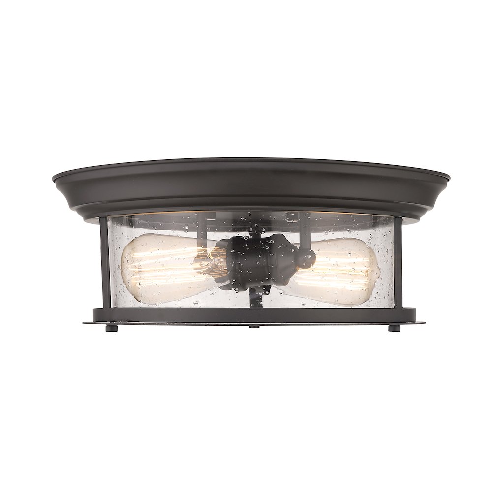 Z-Lite 2 Light Flush Mount. Picture 2