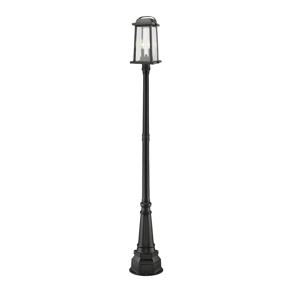 Z-Lite 2 Light Outdoor Post Mounted Fixture. Picture 1