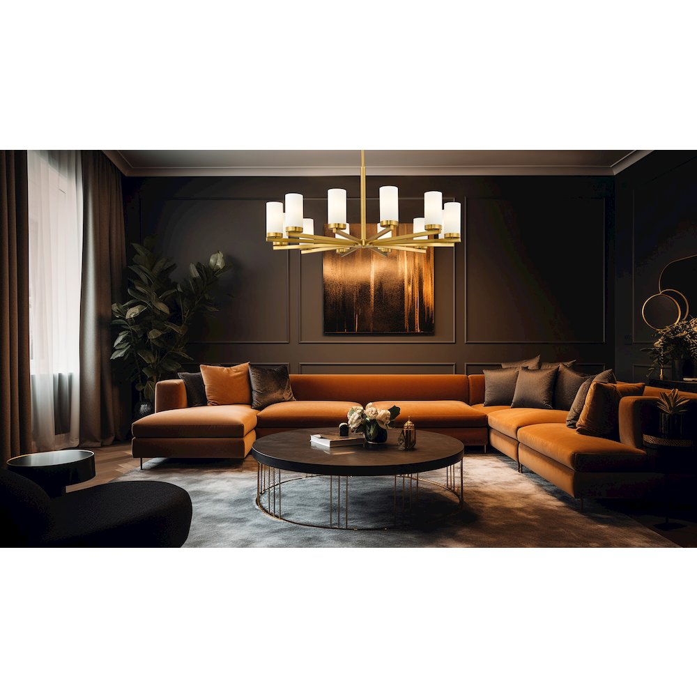 Z-Lite 12 Light Chandelier. Picture 7