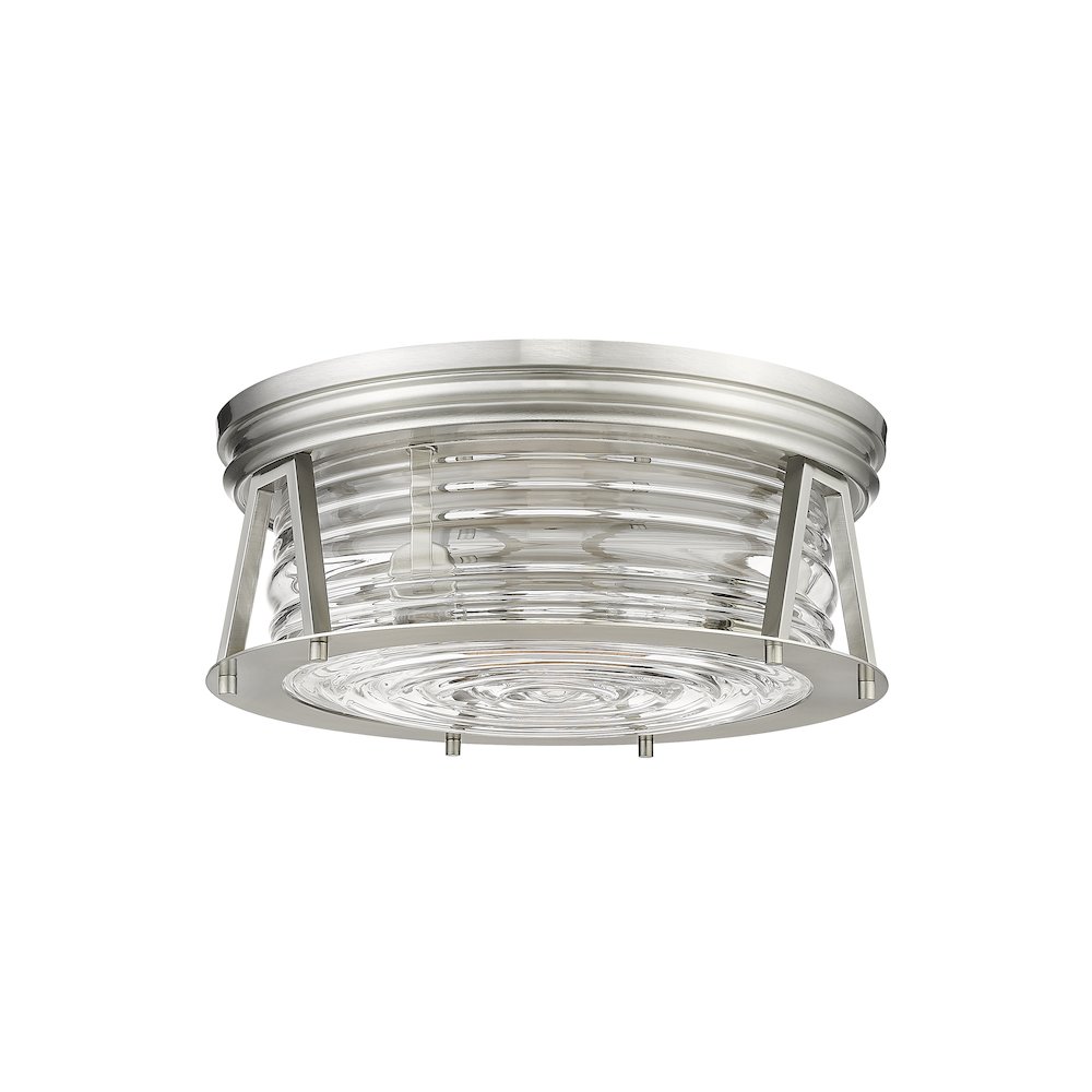 Z-Lite 3 Light Flush Mount. Picture 5