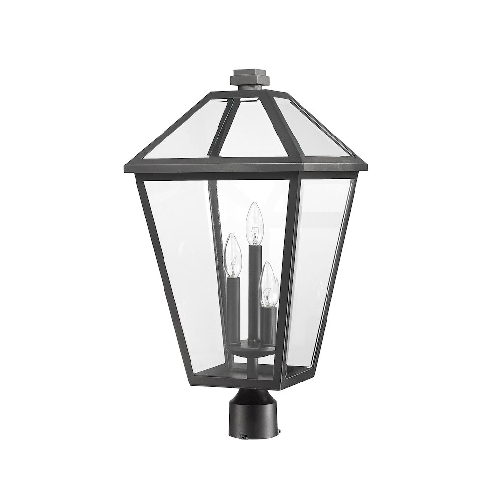 Z-Lite 3 Light Outdoor Post Mount Fixture. Picture 5