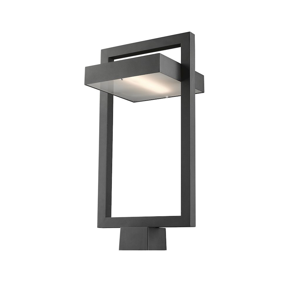Z-Lite 1 Light Outdoor Post Mount Fixture. Picture 4