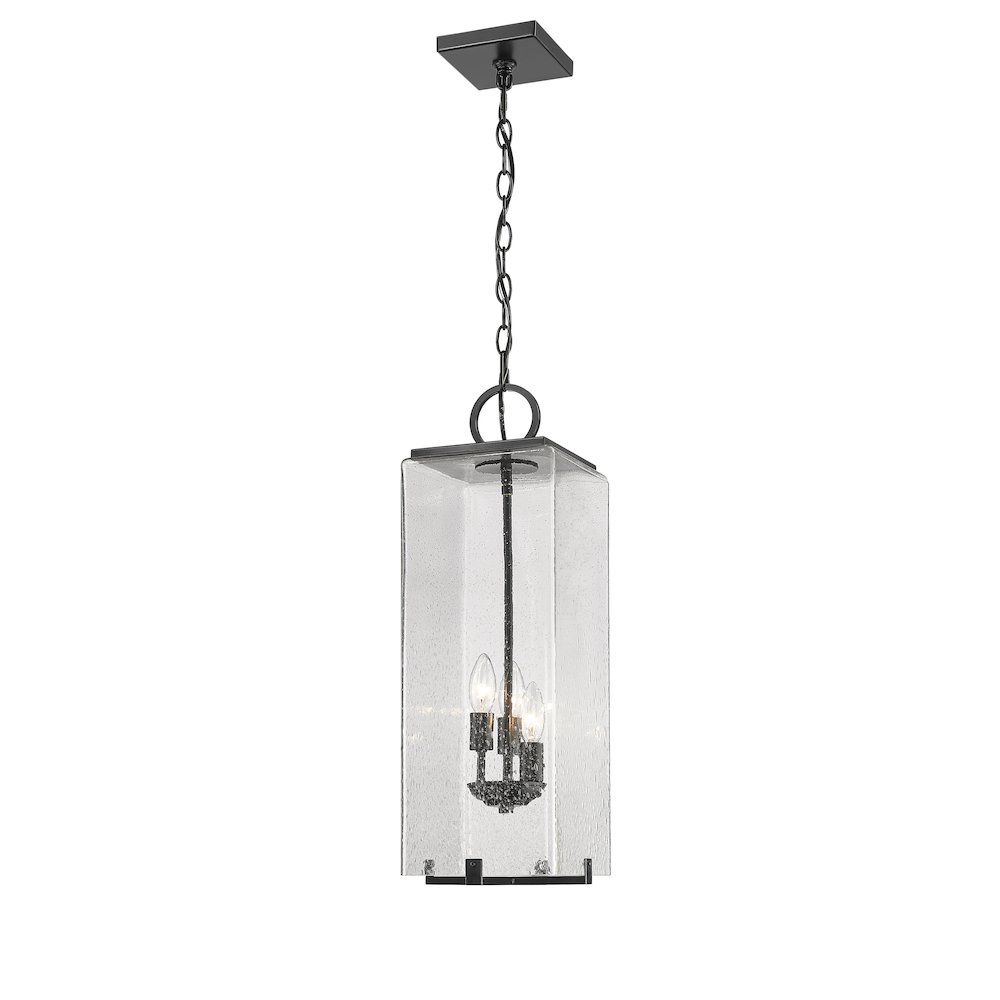 Z-Lite 3 Light Outdoor Chain Mount Ceiling Fixture. Picture 1