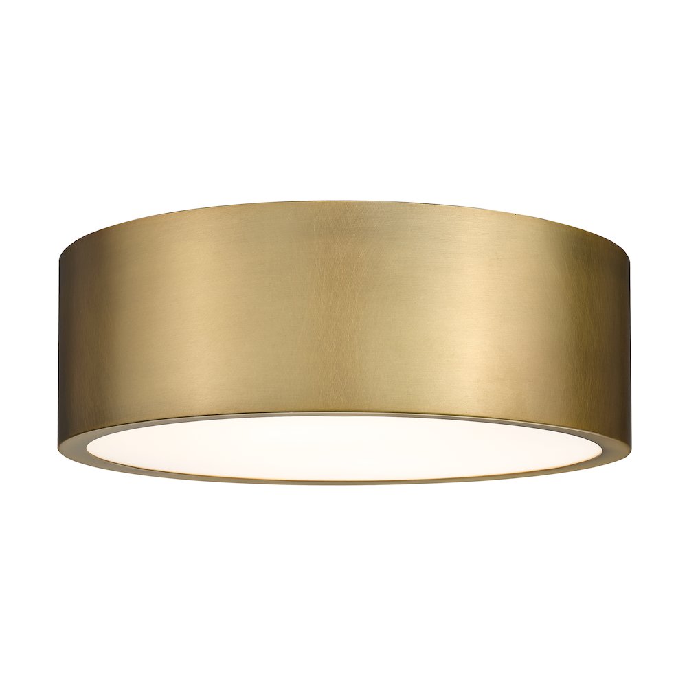 Z-Lite 3 Light Flush Mount. Picture 1