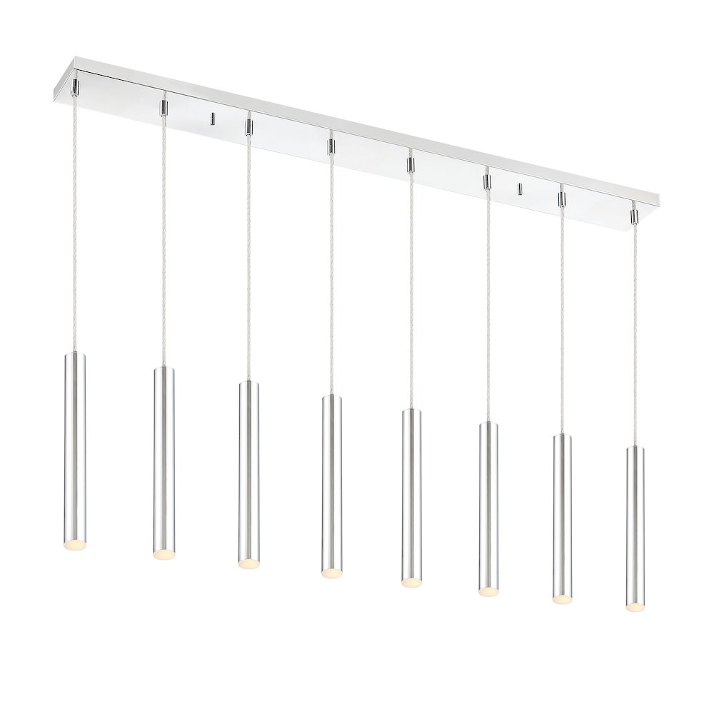 Z-Lite 8 Light Linear Chandelier. Picture 1