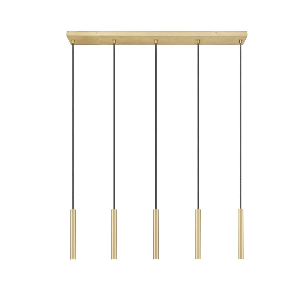 Z-Lite 5 Light Linear Chandelier. Picture 2