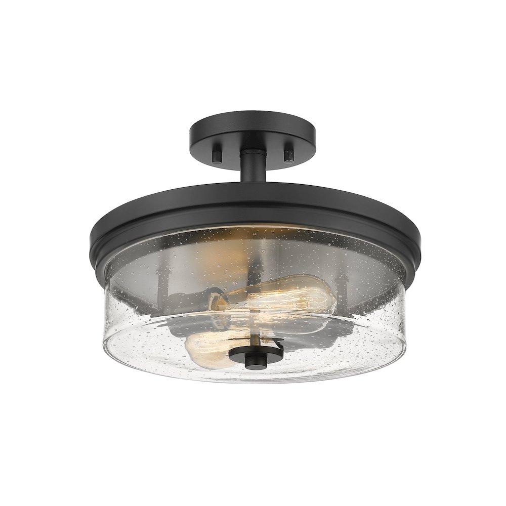 Z-Lite 2 Light Semi Flush Mount. Picture 1