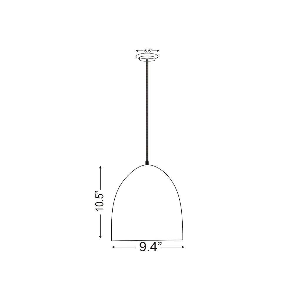 Z-Lite 1 Light Pendant. Picture 8