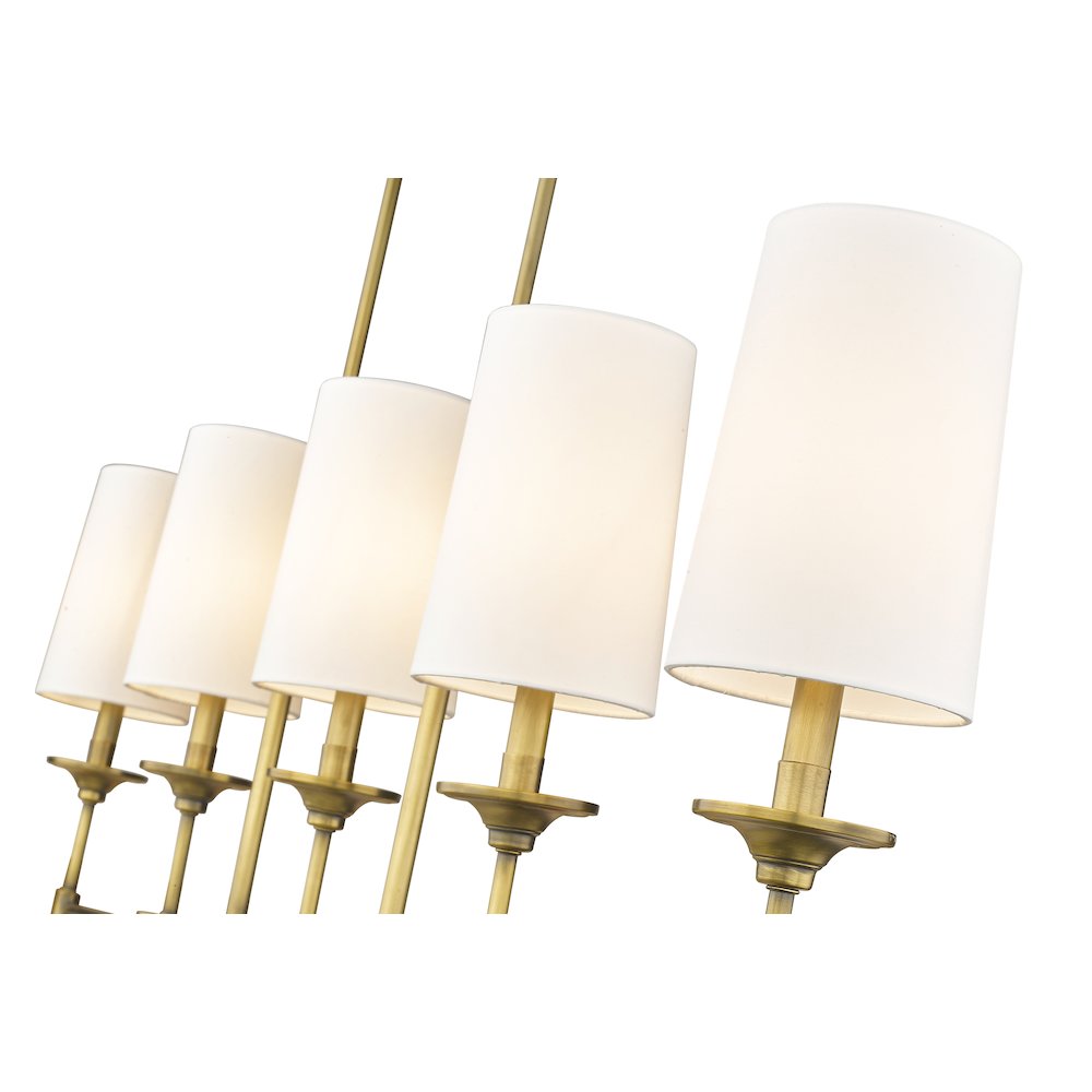Z-Lite 5 Light Linear Chandelier. Picture 4