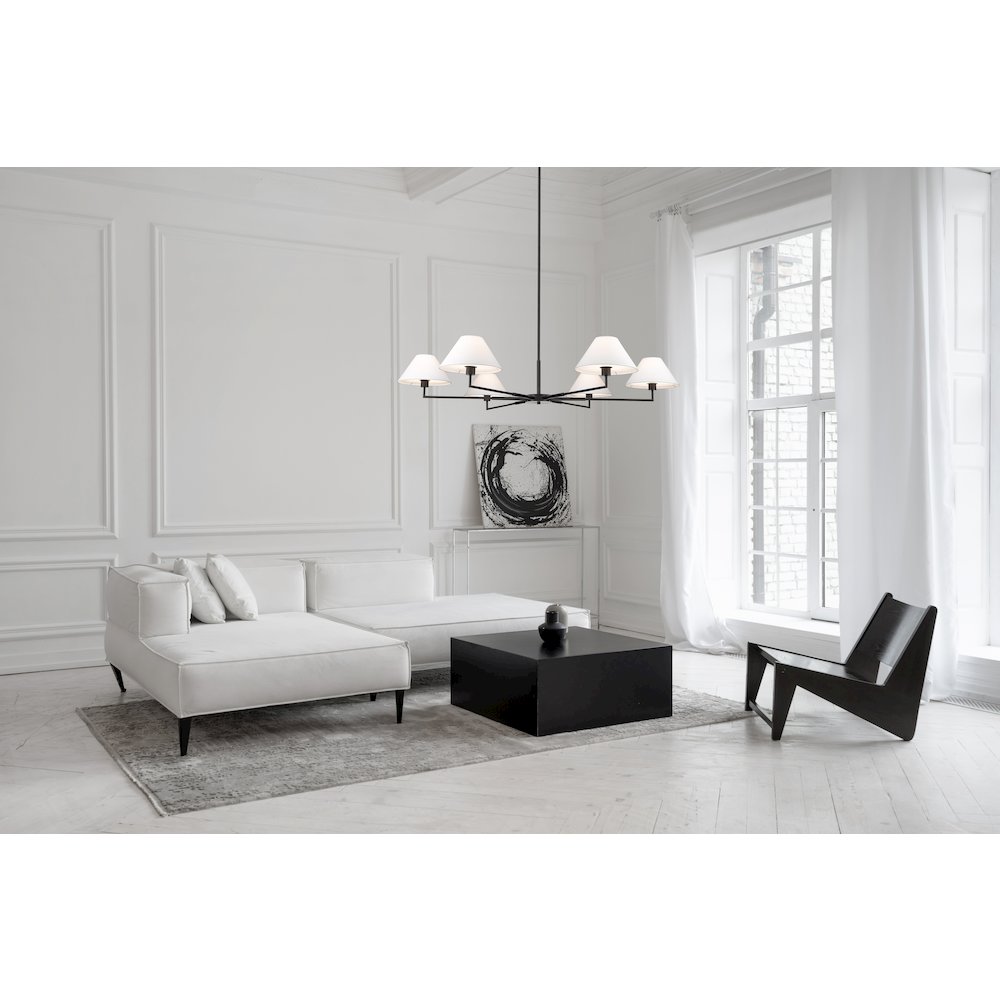Z-Lite 6 Light Chandelier. Picture 7