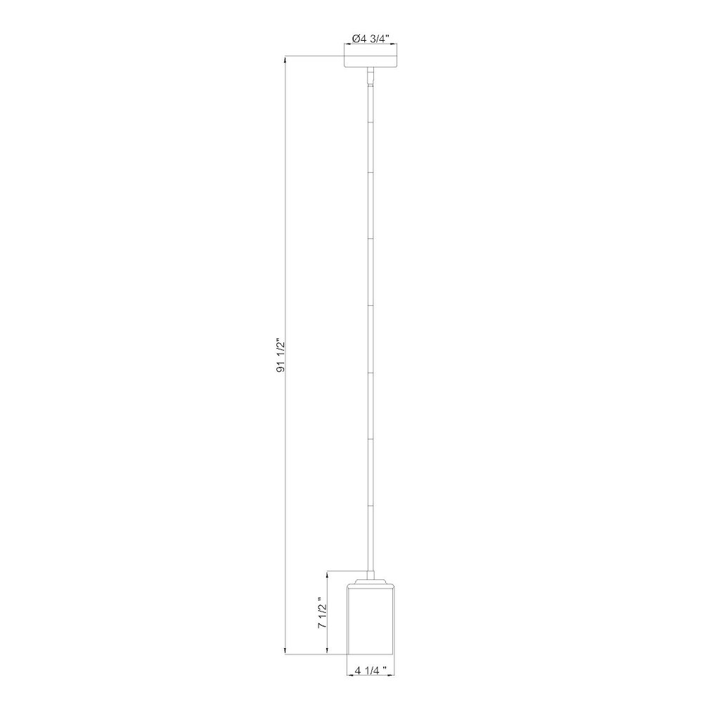 Z-Lite 1 Light Pendant. Picture 8