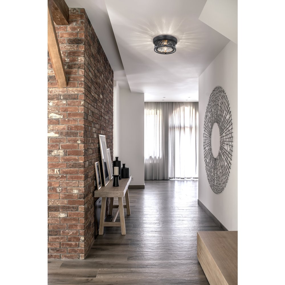 Z-Lite 2 Light Flush Mount. Picture 6