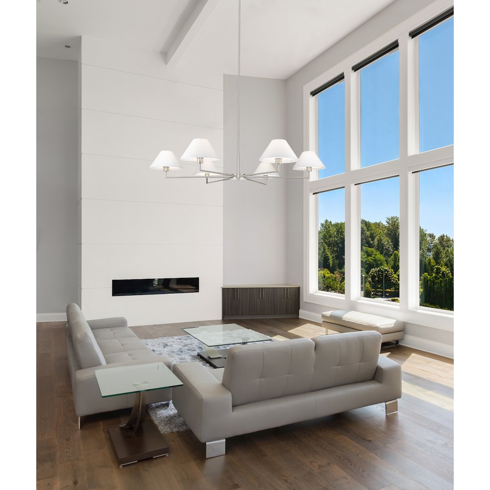 Z-Lite 6 Light Chandelier. Picture 7