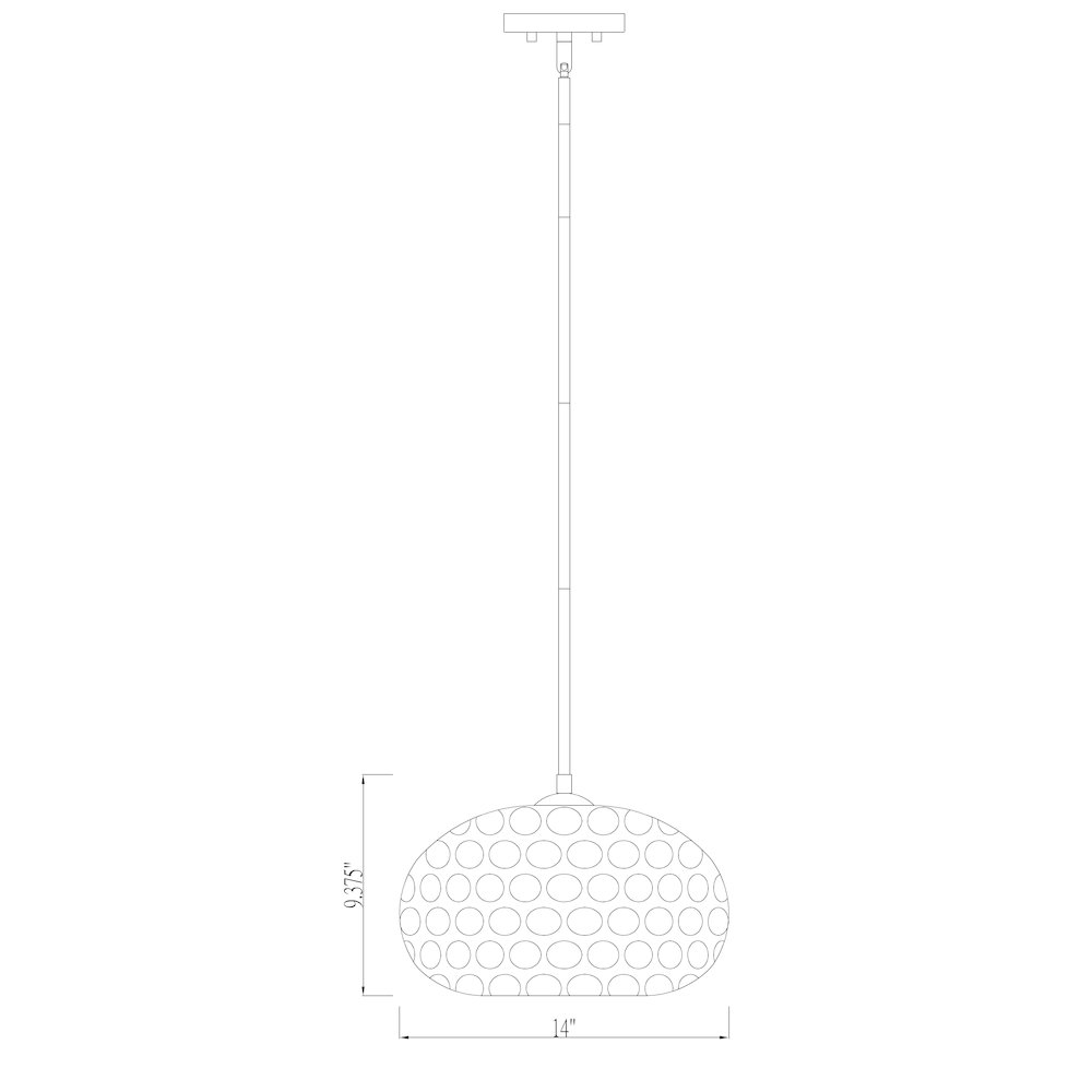Z-Lite 1 Light Pendant. Picture 8