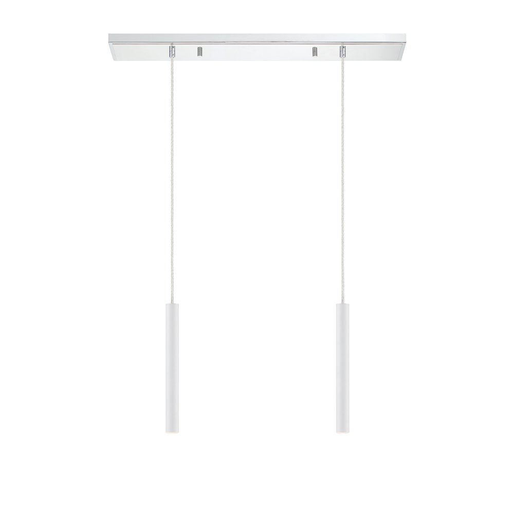 Z-Lite 2 Light Linear Chandelier. Picture 4