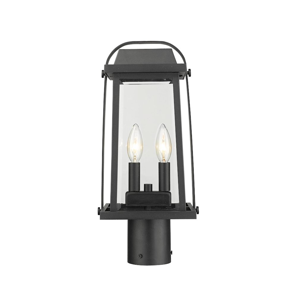 Z-Lite 2 Light Outdoor Post Mount Fixture. Picture 1