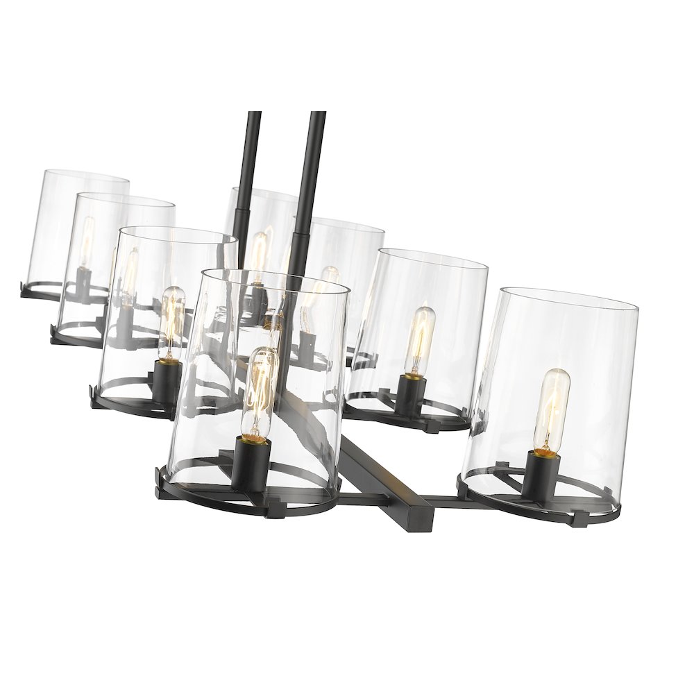 Z-Lite 8 Light Linear Chandelier. Picture 4
