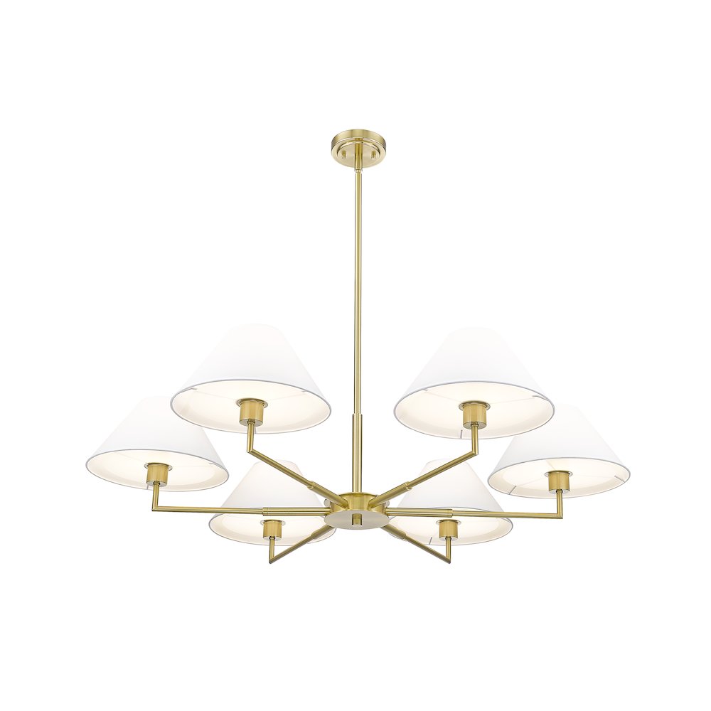 Z-Lite 6 Light Chandelier. Picture 3