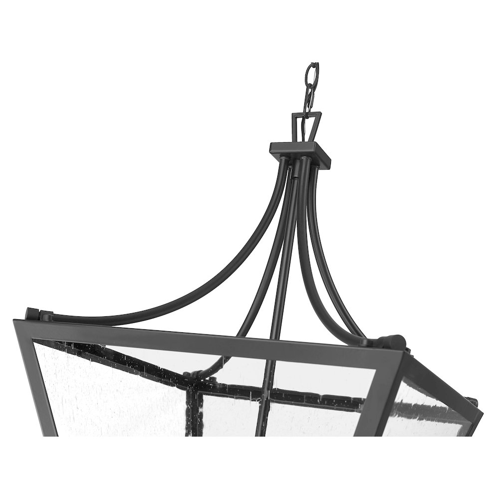 Z-Lite 4 Light Chandelier, Iron Ore. Picture 4