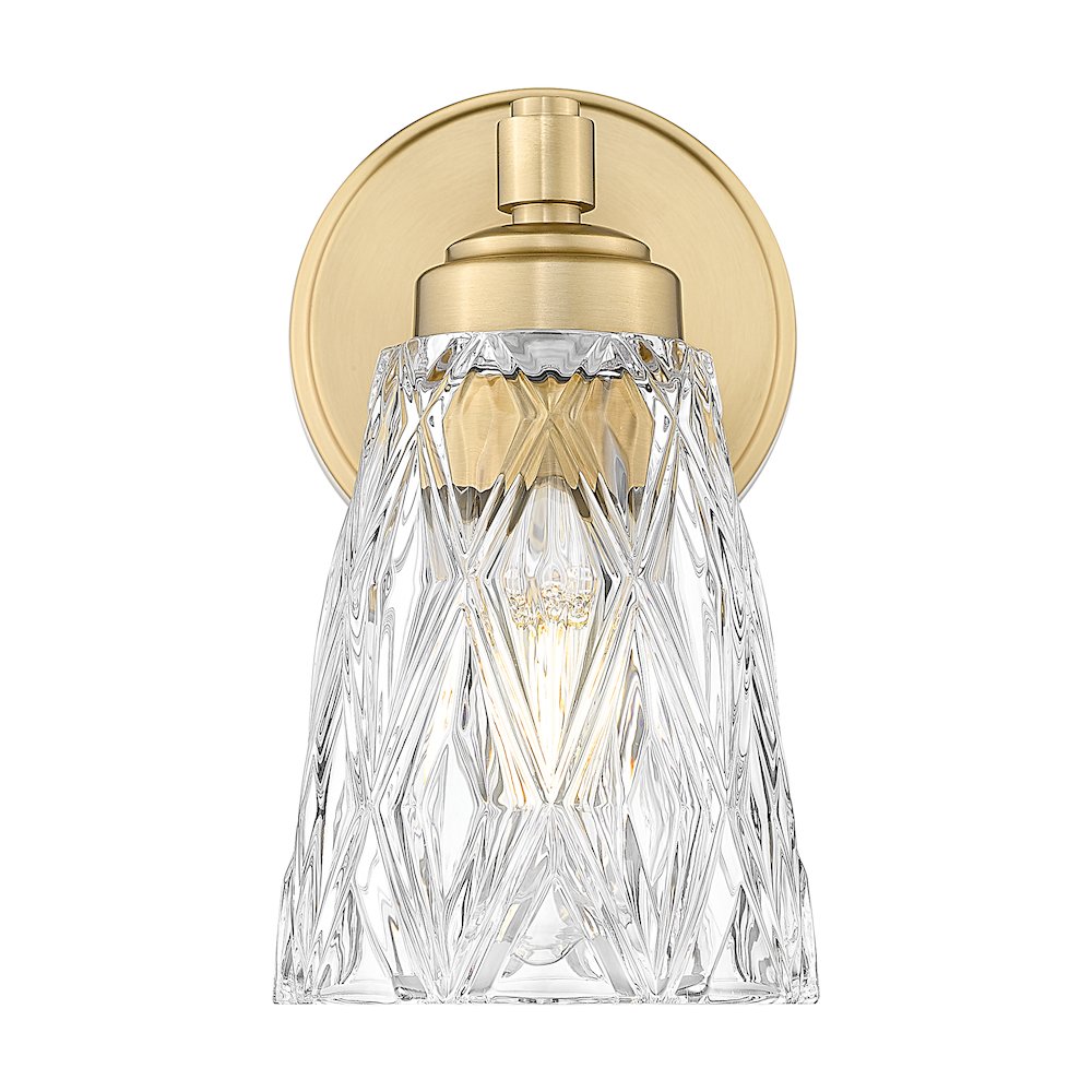 Z-Lite 1 Light Wall Sconce, Modern Gold. Picture 2