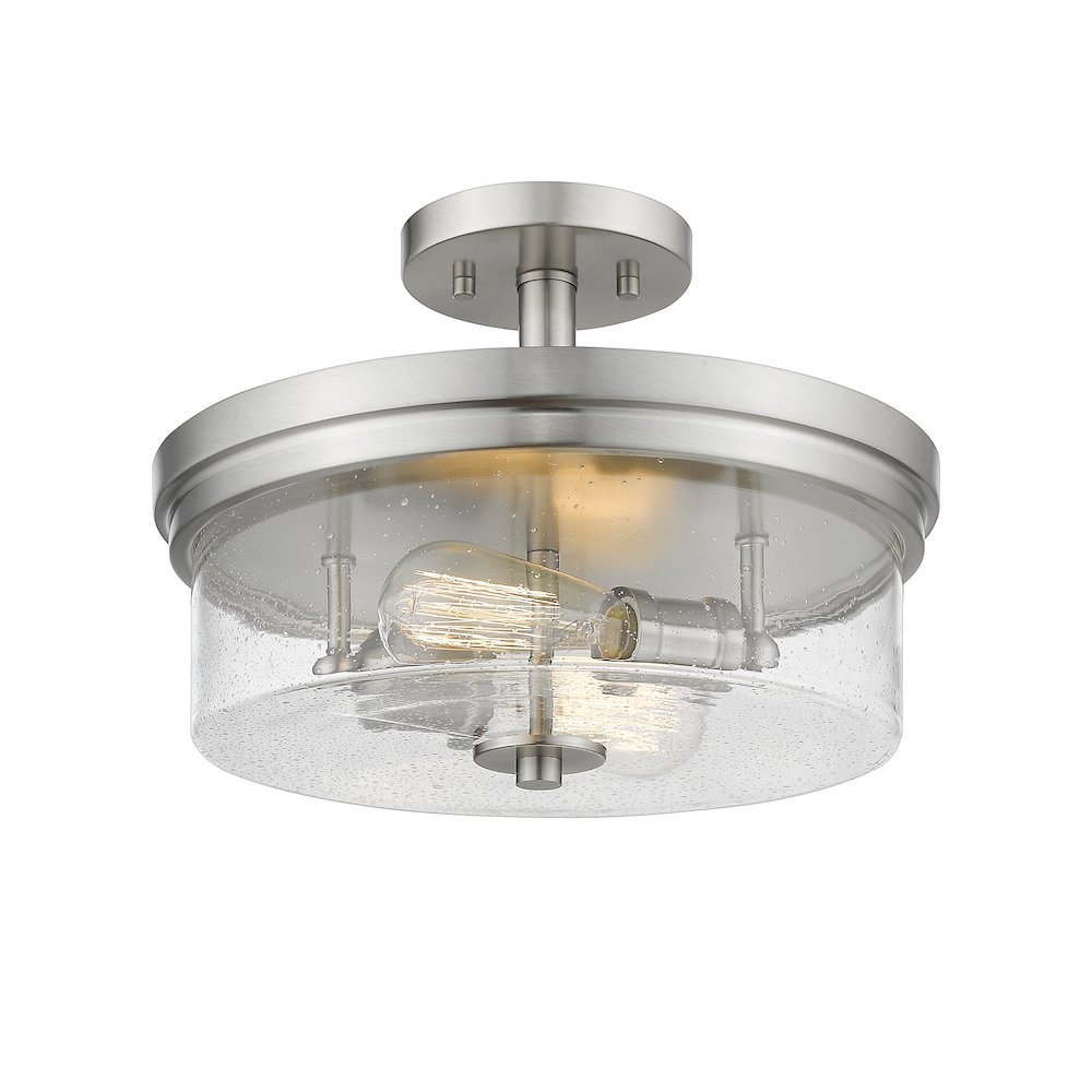 Z-Lite 2 Light Semi Flush Mount. Picture 1