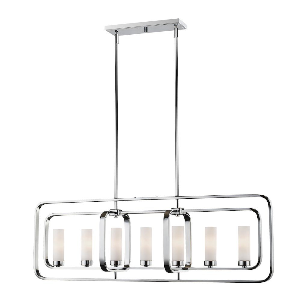 Z-Lite 7 Light Linear Chandelier. Picture 1