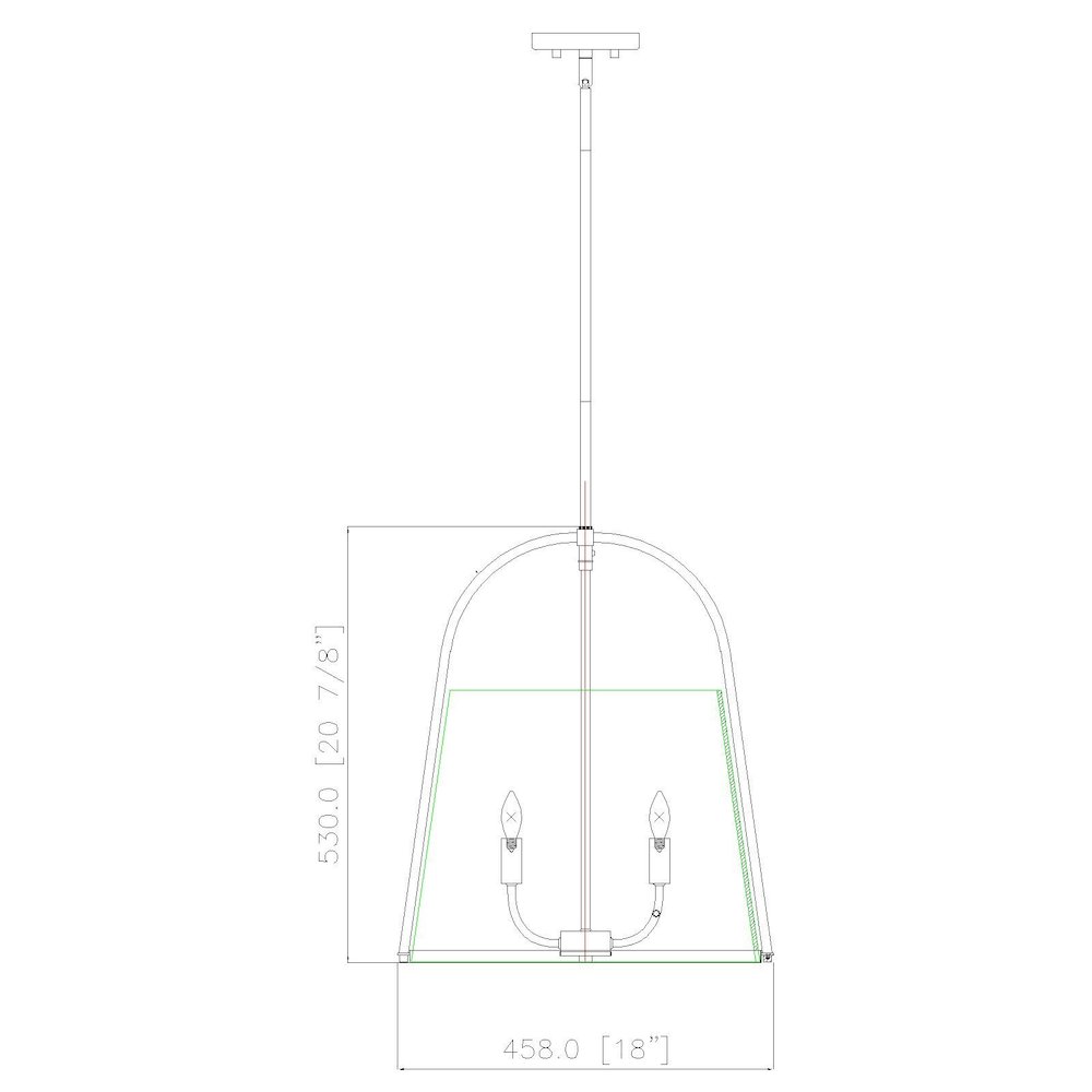 Z-Lite 5 Light Pendant. Picture 8