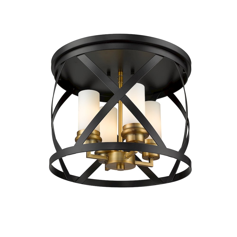 Z-Lite 4 Light Flush Mount. Picture 3
