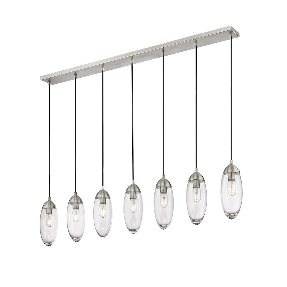 Z-Lite 7 Light Linear Chandelier. Picture 3