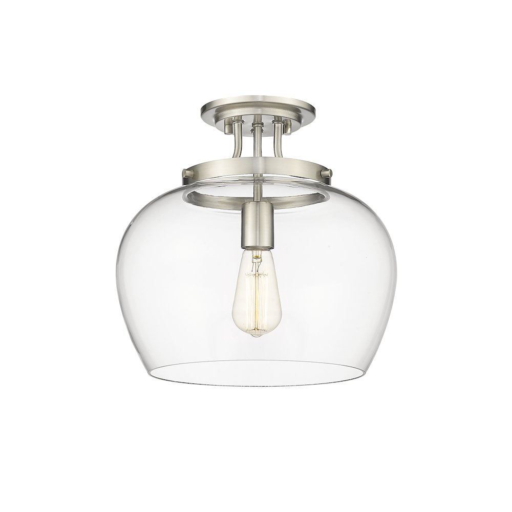 Z-Lite 1 Light Semi Flush Mount. Picture 1