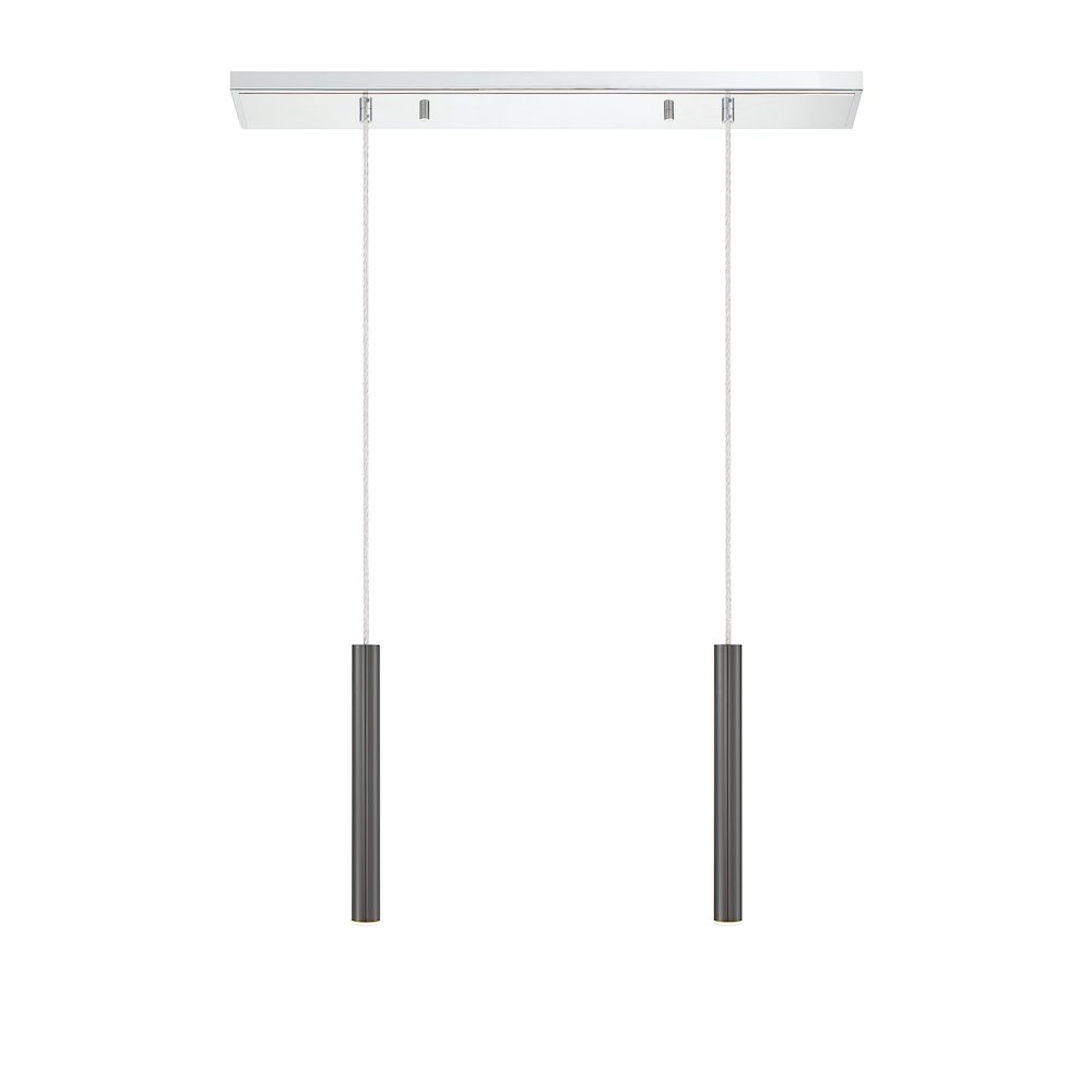 Z-Lite 2 Light Linear Chandelier. Picture 4