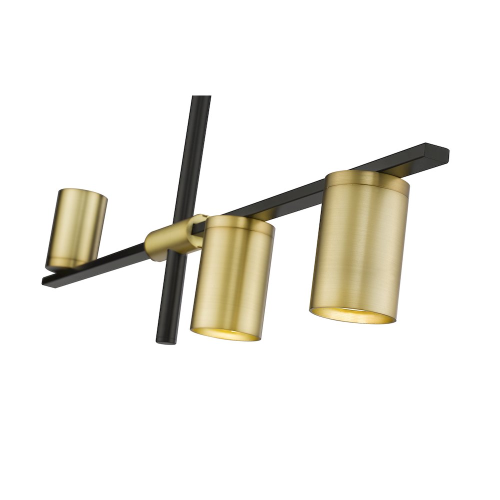 Z-Lite 3 Light Linear Chandelier. Picture 4