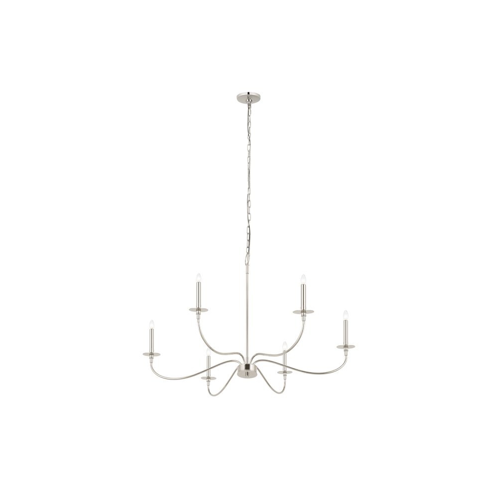 Z-Lite 6 Light Chandelier. Picture 2