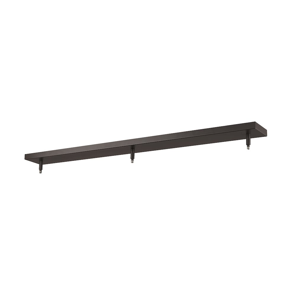 Z-Lite Multi Point Canopy 3 Light Ceiling Plate, Bronze. Picture 1