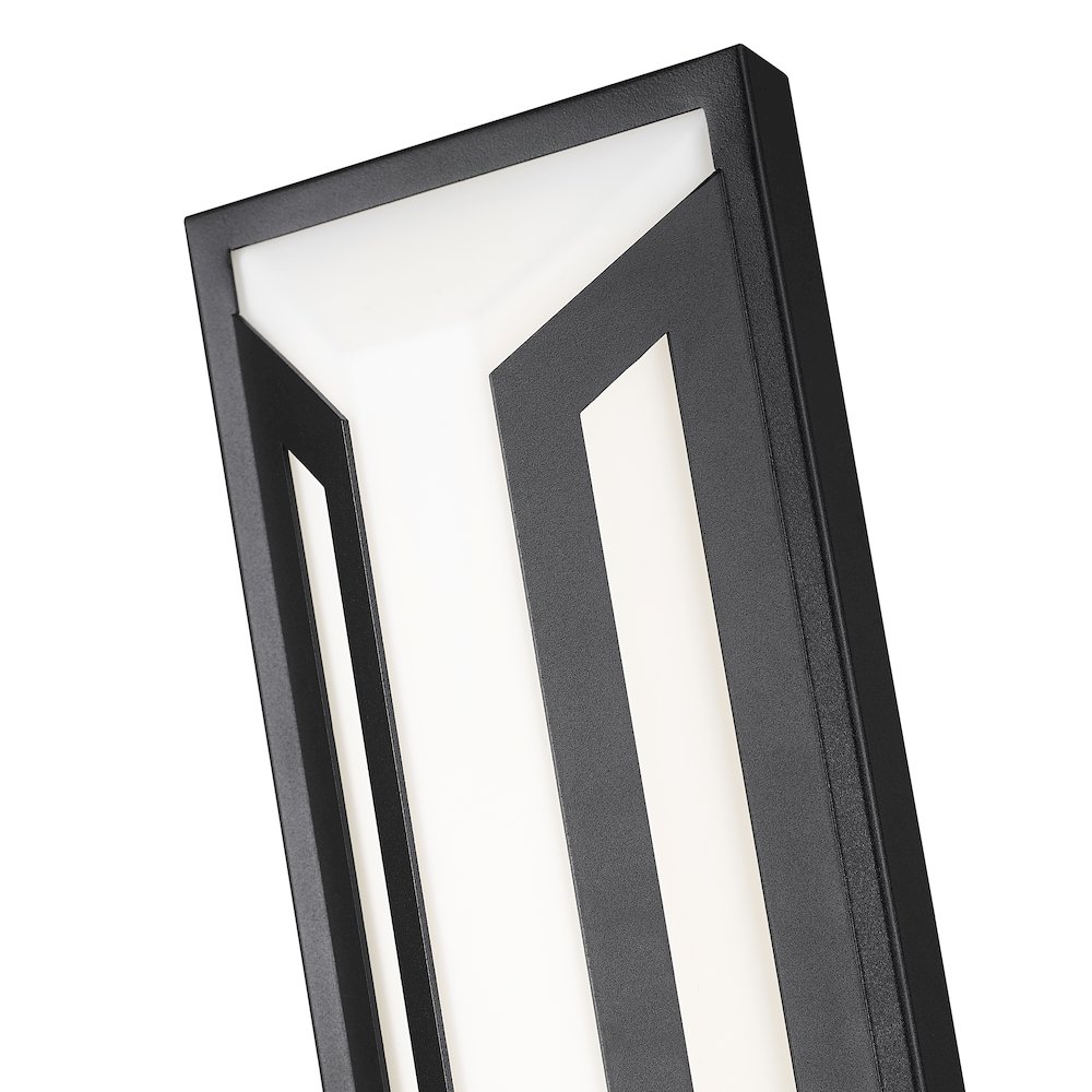 Z-Lite 2 Light Outdoor Wall Light, Sand Black. Picture 4