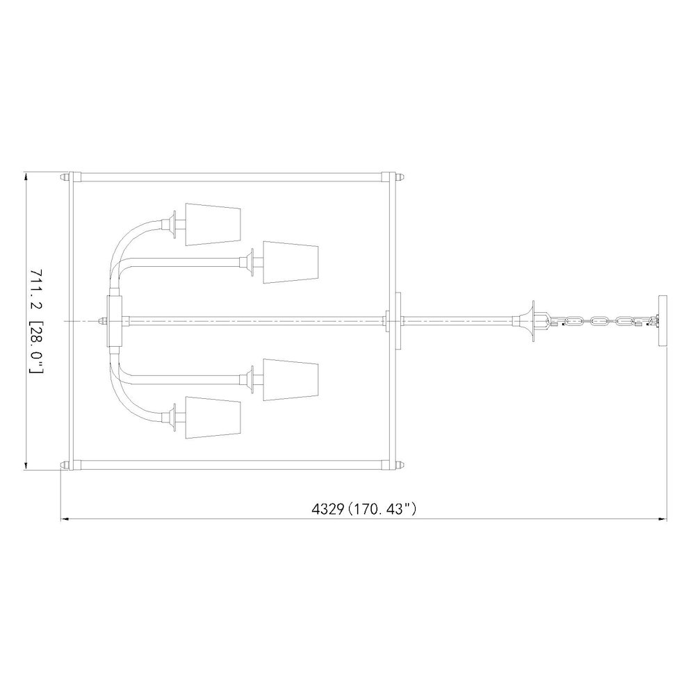 Z-Lite 9 Light Chandelier. Picture 8