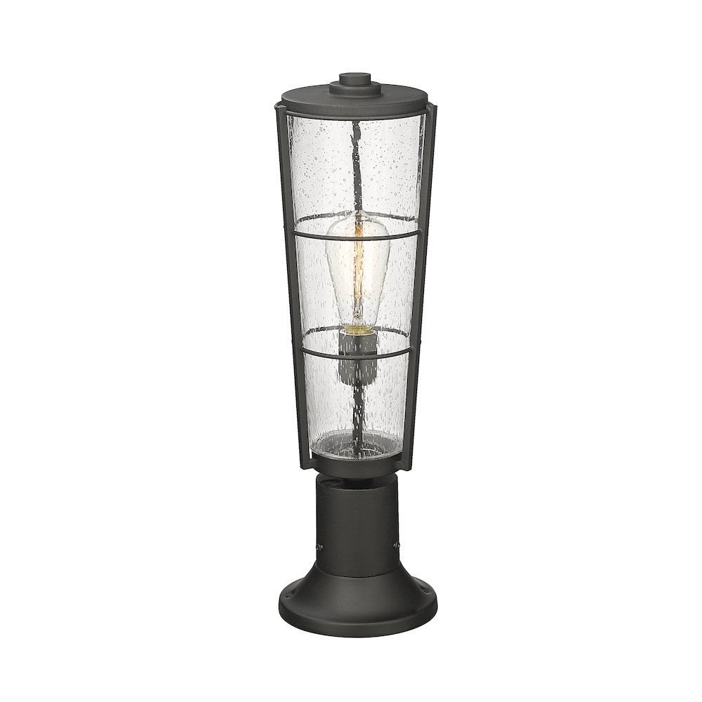 Z-Lite 1 Light Outdoor Pier Mounted Fixture. Picture 2