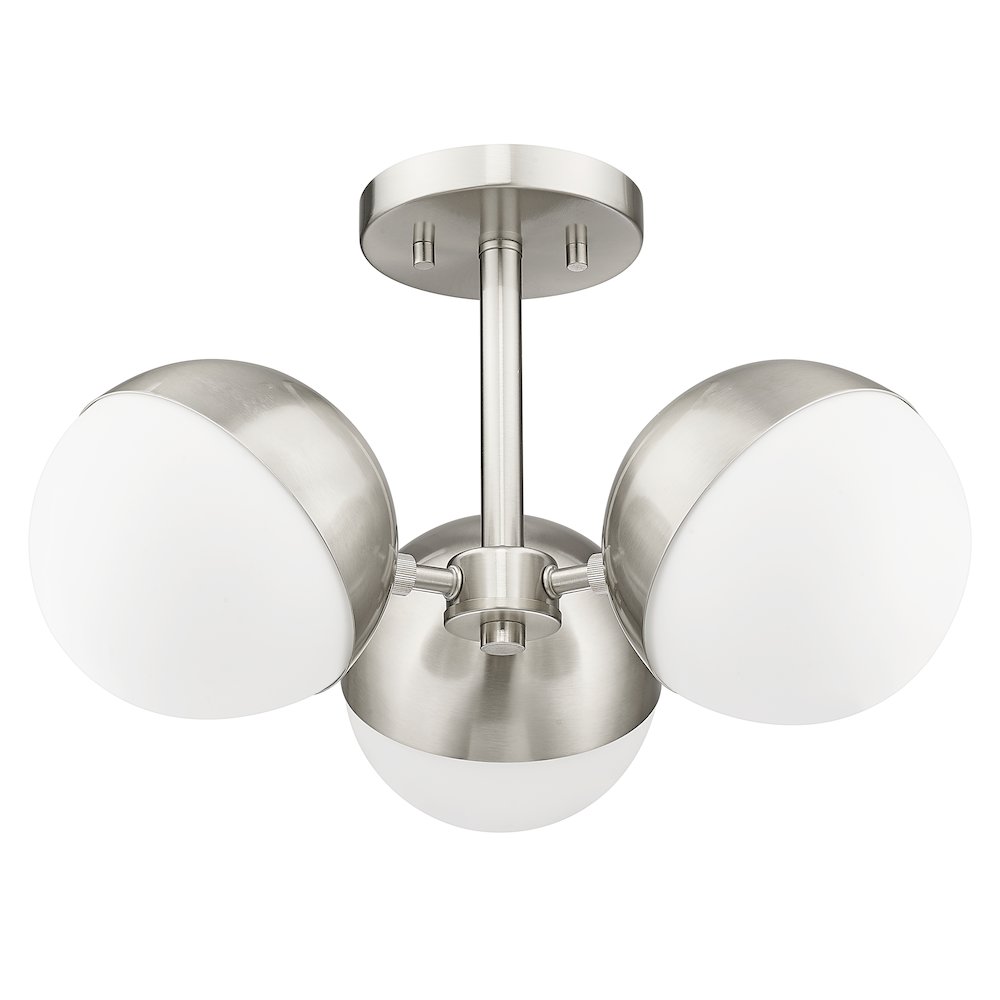 Z-Lite 3 Light Semi Flush Mount. Picture 5