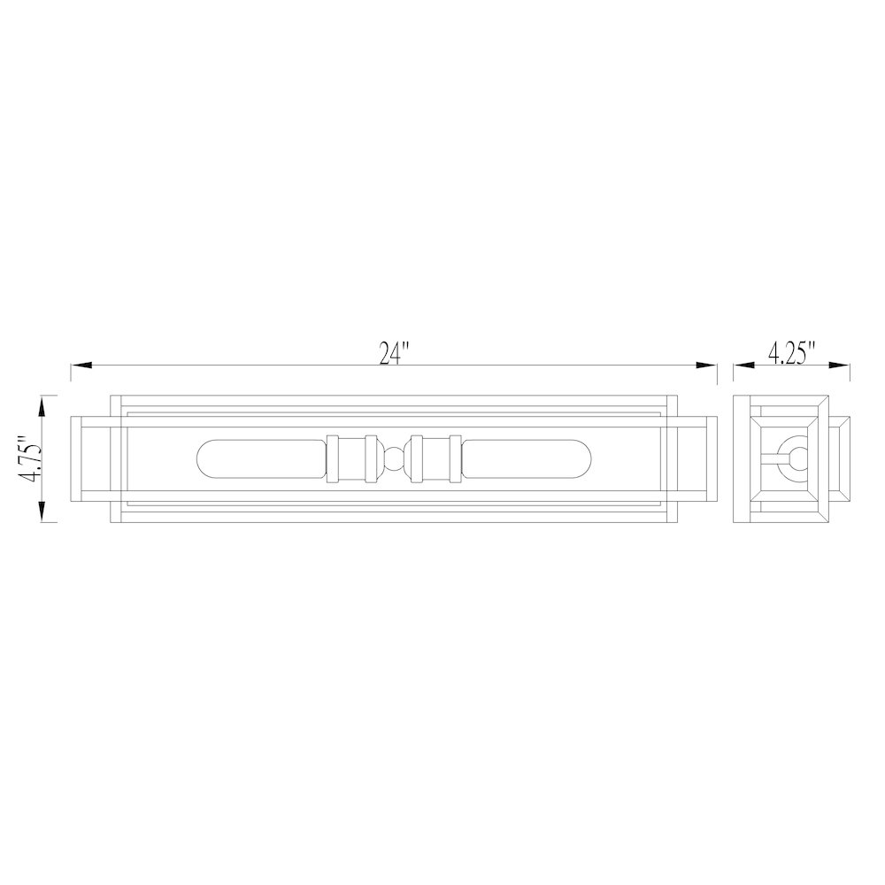 Z-Lite 2 Light Vanity. Picture 8
